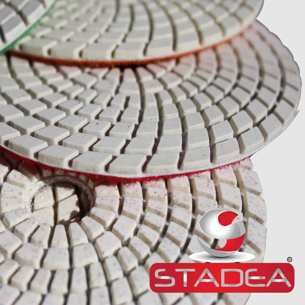 Stadea SPW104A Concrete Countertop Wet Polisher Grinder Sander Variable  Speed with 4'' Diamond Polishing Pads A Granite Stone Concrete Polishing 